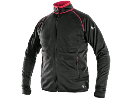 Mikina CXS TORONTO, pánská, černo-červená, vel. S